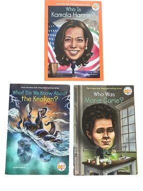 Who Was Book Lot of 3